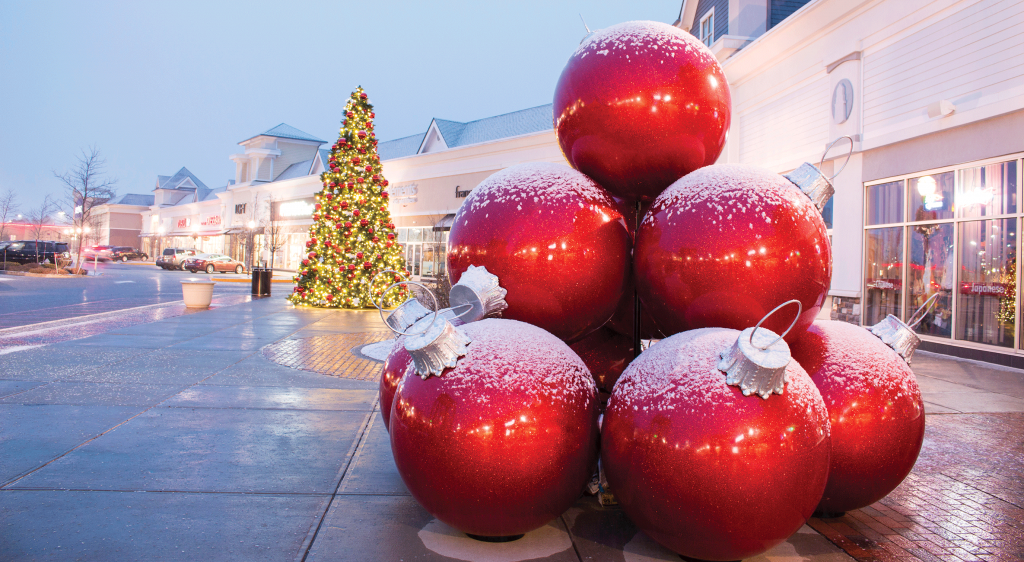 fiberglass giant ornament stacks downtown decorations fiberglass giant ornament stacks downtown decorations